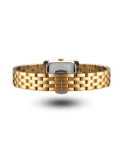 Timeless Gullfarget stål / Hvit 18x22mm SKU | MO874 - Bjerveur.noTimeless Gullfarget stål / Hvit 18x22mm SKU | MO874