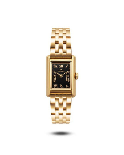 Timeless Gullfarget stål / Sort 18x22mm SKU | MO243 - Bjerveur.noTimeless Gullfarget stål / Sort 18x22mm SKU | MO243