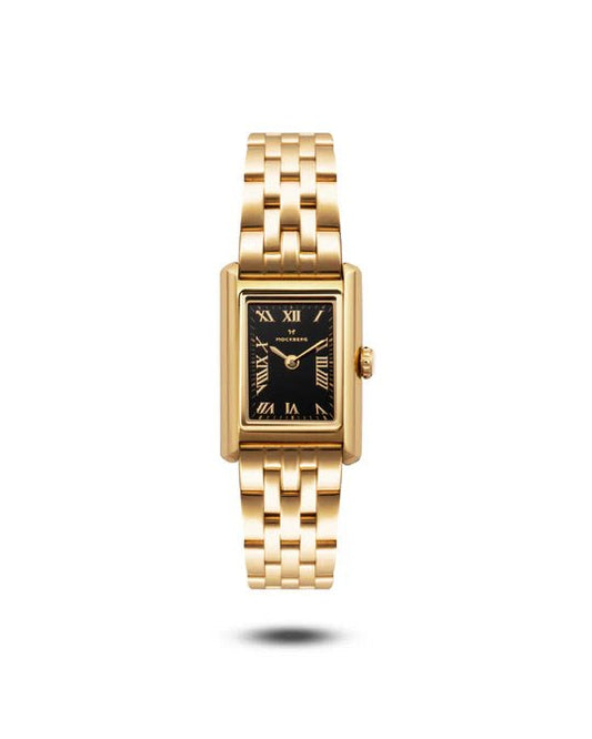 Timeless Gullfarget stål / Sort 18x22mm SKU | MO243 - Bjerveur.noTimeless Gullfarget stål / Sort 18x22mm SKU | MO243