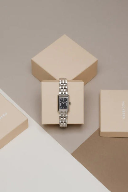 Timeless Stål / Sort 18x22mm SKU | MO244 - Bjerveur.noTimeless Stål / Sort 18x22mm SKU | MO244