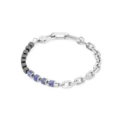 Unisex bracelet Fusion link chain blue 0901300700 - Bjerveur.noUnisex bracelet Fusion link chain blue 0901300700