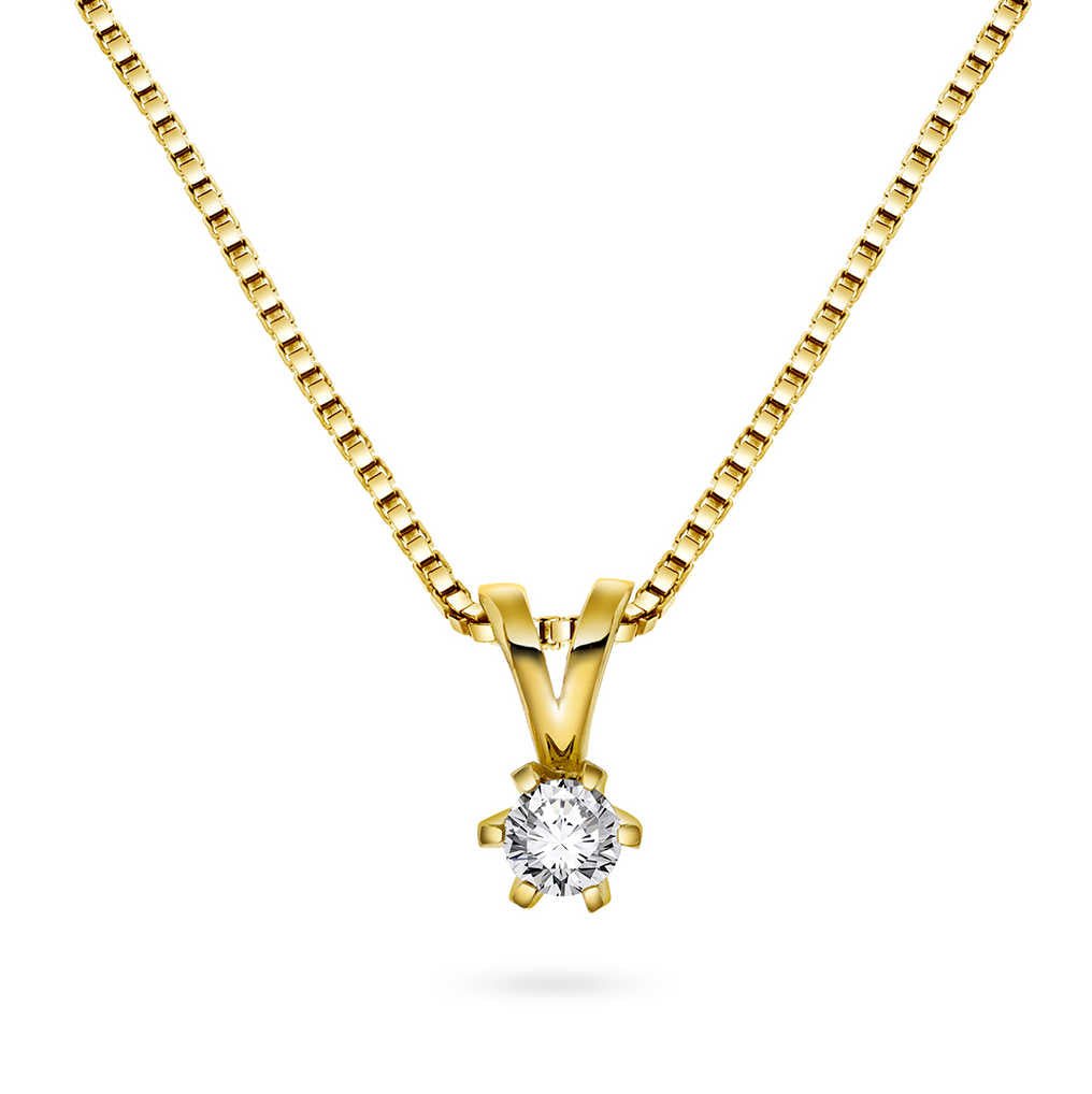 Vida anheng i gull m/dia 0,07 ct TWSI 7461007 - Bjerveur.noVida anheng i gull m/dia 0,07 ct TWSI 7461007