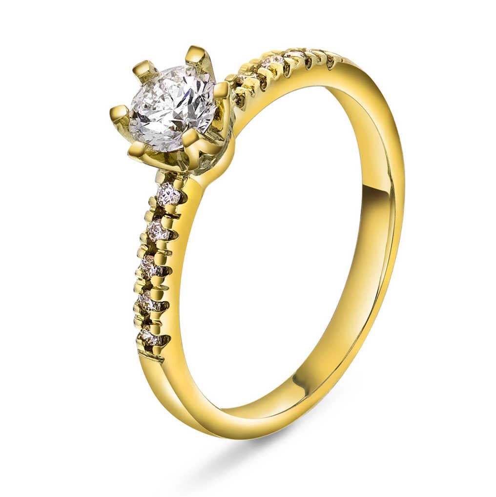 Vida ring i gull med dia 0,60 ct TWSI 7163050 - Bjerveur.noVida ring i gull med dia 0,60 ct TWSI 7163050