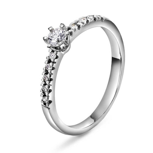 Vida ring i hv. gull med dia 0,20 ct TWS 7164010 - Bjerveur.noVida ring i hv. gull med dia 0,20 ct TWS 7164010