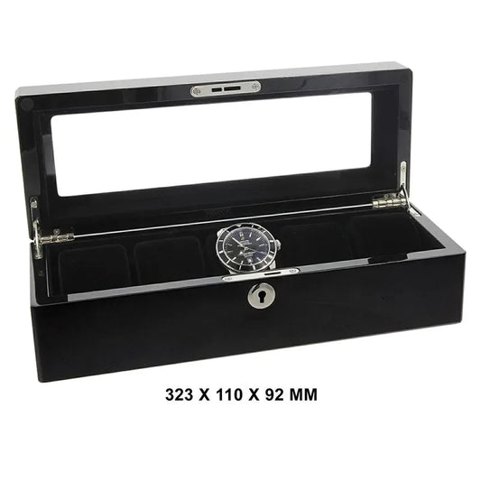 WATCH BOX FOR 5 WATCHES BLACK 323 X 110 X 92 MM Varenr.: A5569526 - Bjerveur.noWATCH BOX FOR 5 WATCHES BLACK 323 X 110 X 92 MM Varenr.: A5569526