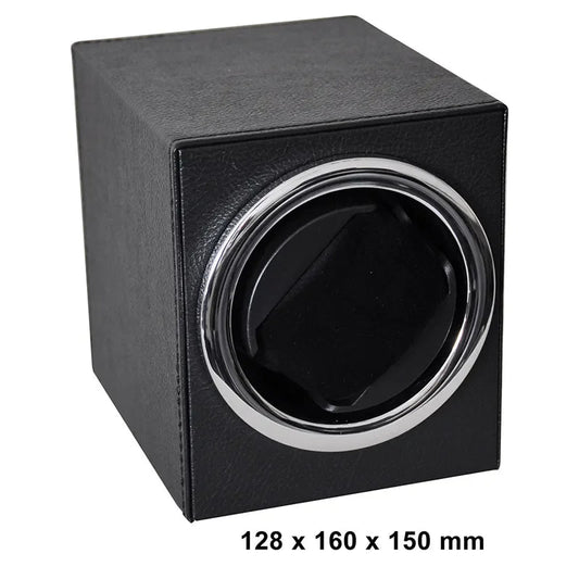 WATCH WINDER 1 WATCH (LEATHER BLACK) BATT. DRIVEN Varenr.: A5569120 - Bjerveur.noWATCH WINDER 1 WATCH (LEATHER BLACK) BATT. DRIVEN Varenr.: A5569120