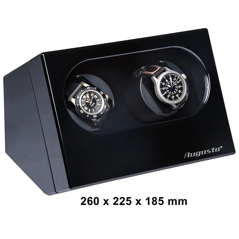 WATCH WINDER 2 WATCHES (BLACK) WITH ADAPTER Varenr.: A5569221 - Bjerveur.noWATCH WINDER 2 WATCHES (BLACK) WITH ADAPTER Varenr.: A5569221