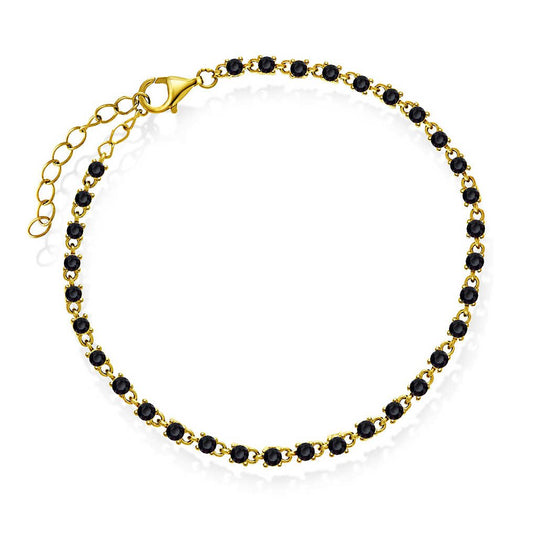 Zela armbånd med sort zirkonia 992466 - Bjerveur.noZela armbånd med sort zirkonia 992466