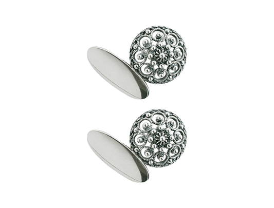 Mansjettknappar, oksidert - Bjerveur.noMansjettknappar, oksidert