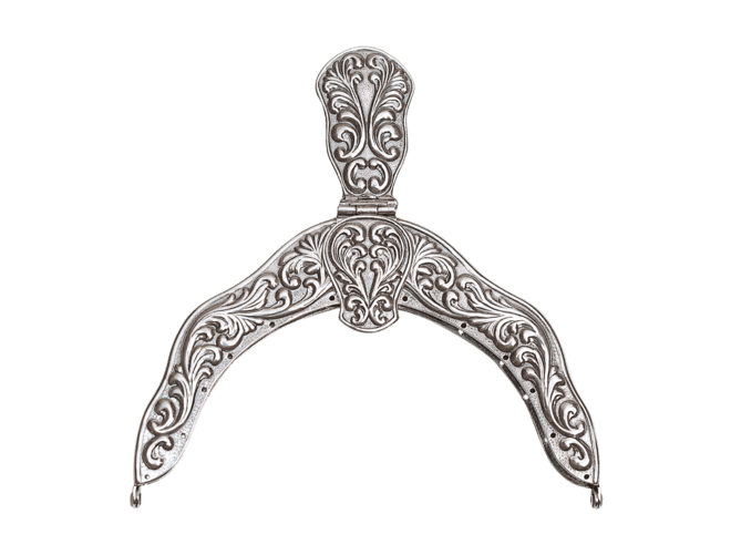 Veskelås forsølva, oksidert - Bjerveur.noVeskelås forsølva, oksidert