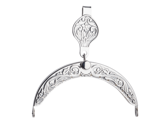 Veskelås forsølva uten graveringsfelt, oksidert - Bjerveur.noVeskelås forsølva uten graveringsfelt, oksidert